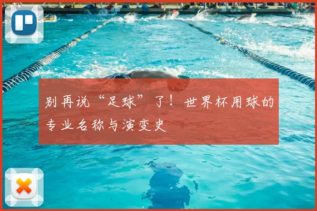 别再说“足球”了!世界杯用球的专业名称与演变史
