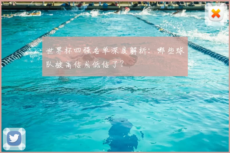 世界杯四强名单深度解析:哪些球队被高估或低估了?